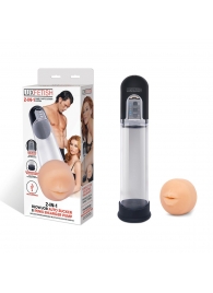 Автоматическая вакуумная помпа-мастурбатор Blowjob Auto Sucker Penis Enlarger Pump - Lux Fetish - в Балаково купить с доставкой