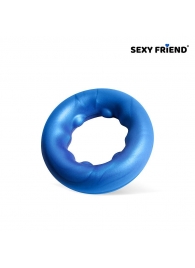 Синее эрекционное кольцо без вибрации - 1137 - в Балаково купить с доставкой