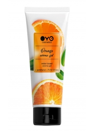 Лубрикант на водной основе OYO Aroma Gel Orange с ароматом апельсина - 75 мл. - OYO - купить с доставкой в Балаково