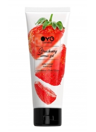 Лубрикант на водной основе OYO Aroma Gel Strawberry с ароматом клубники - 75 мл. - OYO - купить с доставкой в Балаково