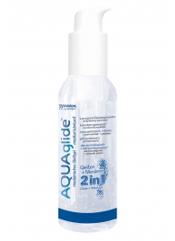Вагинальная смазка 2-в-1 на водной основе AQUAglide - 125 мл. - Joy Division - купить с доставкой в Балаково