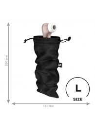 Черный мешочек для хранения игрушек Treasure Bag L - Satisfyer - купить с доставкой в Балаково