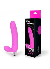 Розовый безремневой страпон Sexy Friend - 1137 - купить с доставкой в Балаково