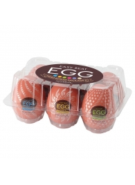 Набор из 6 мастурбаторов-яиц Tenga Egg Variety Pack V - Tenga - в Балаково купить с доставкой