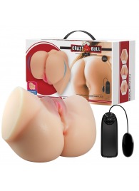 Телесный мастурбатор-полуторс Emilia с вибрацией - Baile - в Балаково купить с доставкой