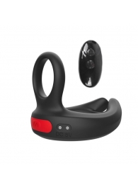 Черное эрекционное виброкольцо Cock Ring с пультом ДУ - I-MOON - в Балаково купить с доставкой
