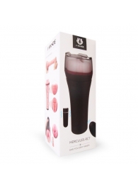 Черный мастурбатор-вагина с вибропулей и пультом ДУ - S-HANDE - в Балаково купить с доставкой