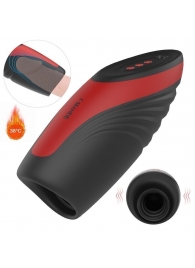 Черно-красный вибромастурбатор King Arthur - S-HANDE - в Балаково купить с доставкой