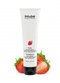 Лубрикант на водной основе Nuei Inlube с алоэ вера и ароматом клубники - 100 мл. - Nuei cosmetics - купить с доставкой в Балаково