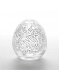 Мастурбатор-яйцо Keith Haring EGG PARTY - Tenga - в Балаково купить с доставкой