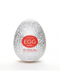 Мастурбатор-яйцо Keith Haring EGG PARTY - Tenga - в Балаково купить с доставкой