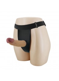 Полый страпон на регулируемых трусиках Houston - 17,5 см. - Baile - купить с доставкой в Балаково