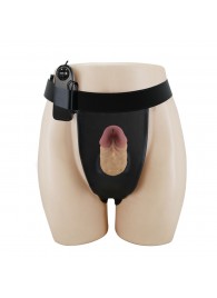 Полый вибрострапон на регулируемых трусиках Draven - 17,5 см. - Baile - купить с доставкой в Балаково