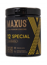 Презервативы с точками и рёбрами MAXUS Special - 12 шт. - Maxus - купить с доставкой в Балаково