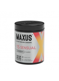 Анатомические презервативы MAXUS Sensual - 15 шт. - Maxus - купить с доставкой в Балаково