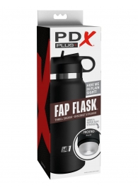 Черный мастурбатор в виде бутылки Fap Flask - Pipedream - в Балаково купить с доставкой