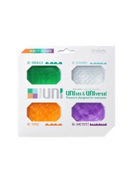 Набор из 4 мастурбаторов-стимуляторов Tenga Uni Variety Pack - Tenga - в Балаково купить с доставкой