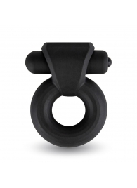 Черное эрекционное виброкольцо Rooster Travis - Velv or - в Балаково купить с доставкой