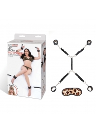 Леопардовая фиксация на матрас для рук и ног Classic Bedspreader - Lux Fetish - купить с доставкой в Балаково