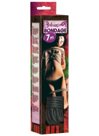 Чёрная веревка для связывания - 700 см. - Orion - купить с доставкой в Балаково