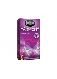 Презервативы с рёбрышками Domino Harmony - 6 шт. - Domino - купить с доставкой в Балаково
