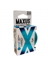 Презервативы Maxus G spot с двойной спиралью - 3 шт. - Maxus - купить с доставкой в Балаково