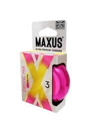 Ароматизированные презервативы Maxus Exotic Mix - 3 шт. - Maxus - купить с доставкой в Балаково