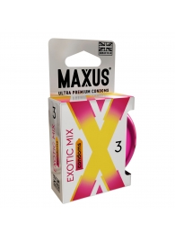 Ароматизированные презервативы Maxus Exotic Mix - 3 шт. - Maxus - купить с доставкой в Балаково