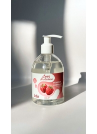 Лубрикант на водной основе Love Protection Raspberry с ароматом малины - 300 мл. - Lola Games - купить с доставкой в Балаково
