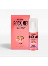 Жидкий вибратор Nuei Rock Me! с ароматом клубники - 20 мл. - Nuei cosmetics - купить с доставкой в Балаково