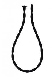 Черный уретральный массажер Glide Large - 30 см. - Lola Games - купить с доставкой в Балаково