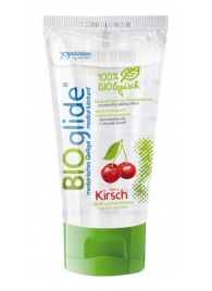 Гель-лубрикант на водной основе с ароматом вишни BIOglide Kirsch - 80 мл. - Joy Division - купить с доставкой в Балаково
