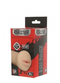 Нежный мастурбатор-ротик REALSTUFF 5INCH MASTURBATOR BJ - Dream Toys - в Балаково купить с доставкой