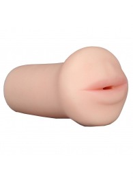 Нежный мастурбатор-ротик REALSTUFF 5INCH MASTURBATOR BJ - Dream Toys - в Балаково купить с доставкой