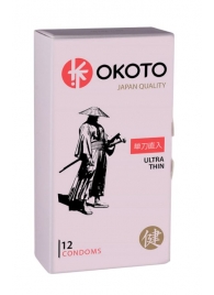 Тонкие презервативы OKOTO Ultra Thin - 12 шт. - Sitabella - купить с доставкой в Балаково
