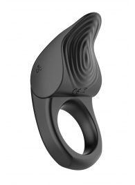 Черное эрекционное виброкольцо Vibro Lust Ring - MALESATION - в Балаково купить с доставкой
