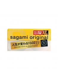 Презервативы увеличенного размера Sagami Original 0.02 XL-size - 12 шт. - Sagami - купить с доставкой в Балаково