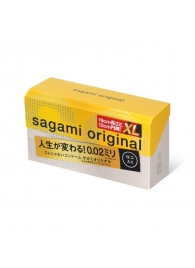 Презервативы увеличенного размера Sagami Original 0.02 XL-size - 12 шт. - Sagami - купить с доставкой в Балаково