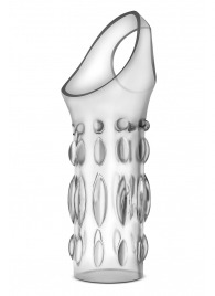 Прозрачная насадка на пенис Stretchy Studded Penis Sleeve Ring - Blush Novelties - в Балаково купить с доставкой