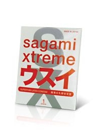 Ультратонкий презерватив Sagami Xtreme SUPERTHIN - 1 шт. - Sagami - купить с доставкой в Балаково