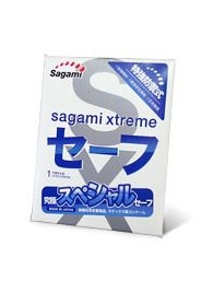 Презерватив Sagami Xtreme Ultrasafe с двойным количеством смазки - 1 шт. - Sagami - купить с доставкой в Балаково