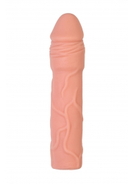 Телесная удлиняющая насадка с подхватом - 19 см. - ToyFa - в Балаково купить с доставкой