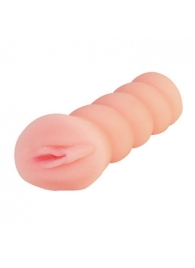 Мастурбатор-вагина с вибрацией и углублениями под пальцы - 16 см. - Baile - в Балаково купить с доставкой