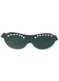 Черная маска с декором - БДСМ Арсенал - купить с доставкой в Балаково