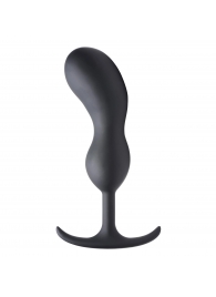 Черный массажер простаты с утяжелителями Premium Silicone Weighted Prostate Plug XL - 20,8 см. - XR Brands - в Балаково купить с доставкой