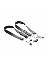 Ремни с зажимами для половых губ Spread Labia Spreader Straps with Clamps - XR Brands - купить с доставкой в Балаково