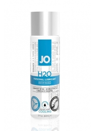 Охлаждающий лубрикант на водной основе JO Personal Lubricant H2O COOLING - 60 мл. - System JO - купить с доставкой в Балаково