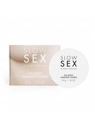 Массажная свеча для всего тела Slow Sex - 50 гр. - Bijoux Indiscrets - купить с доставкой в Балаково