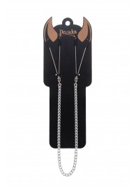 Зажимы на соски «Вилки» на цепочке - Pecado - купить с доставкой в Балаково