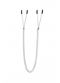 Зажимы на соски «Вилки» на цепочке - Pecado - купить с доставкой в Балаково